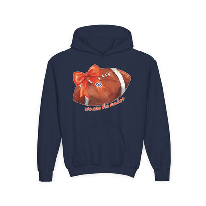 Youth Coquette Football Hoodie