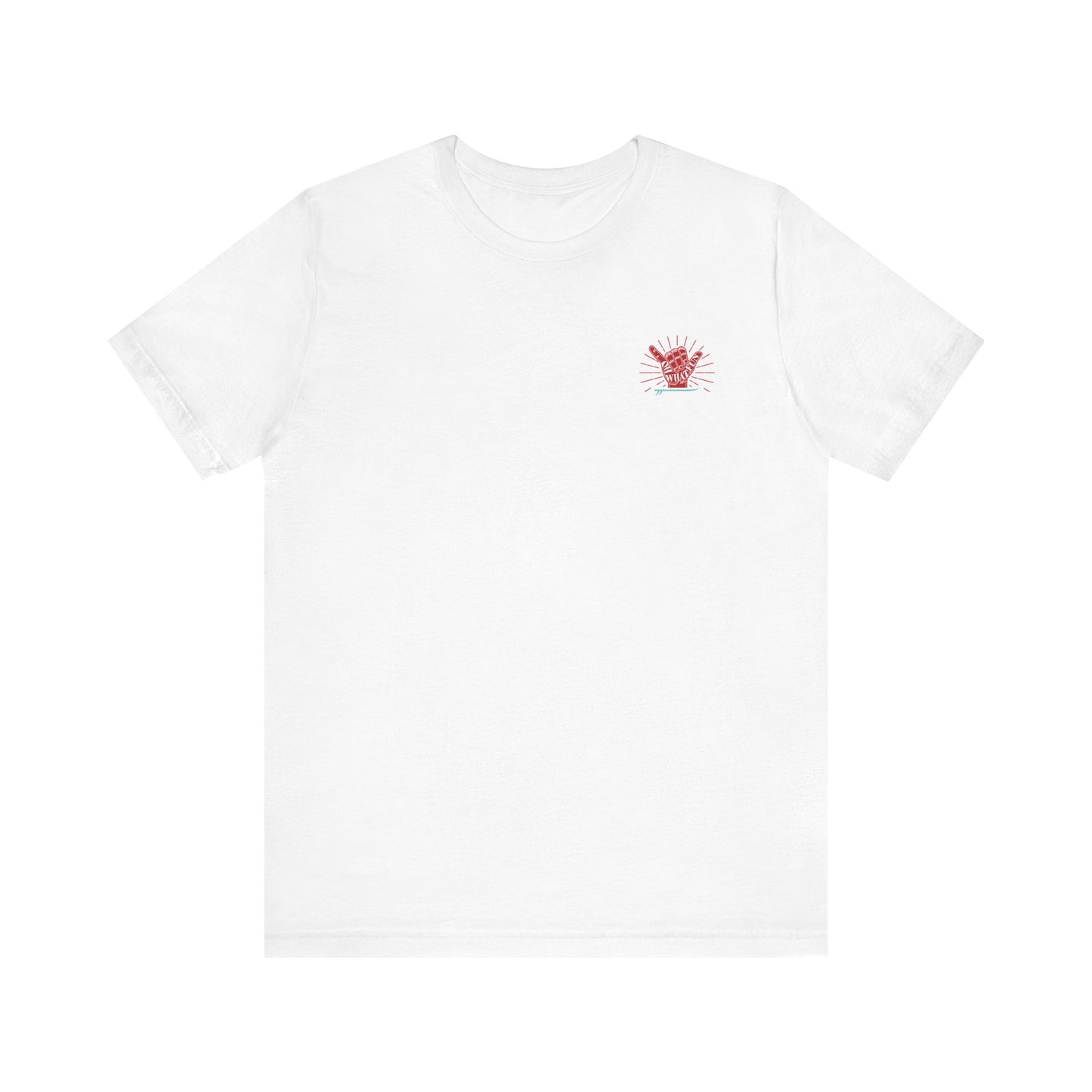 Adult Christmas Surfing Tee - Bella Canvas