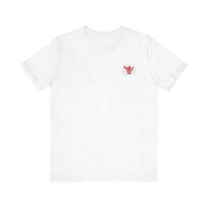Adult Christmas Surfing Tee - Bella Canvas