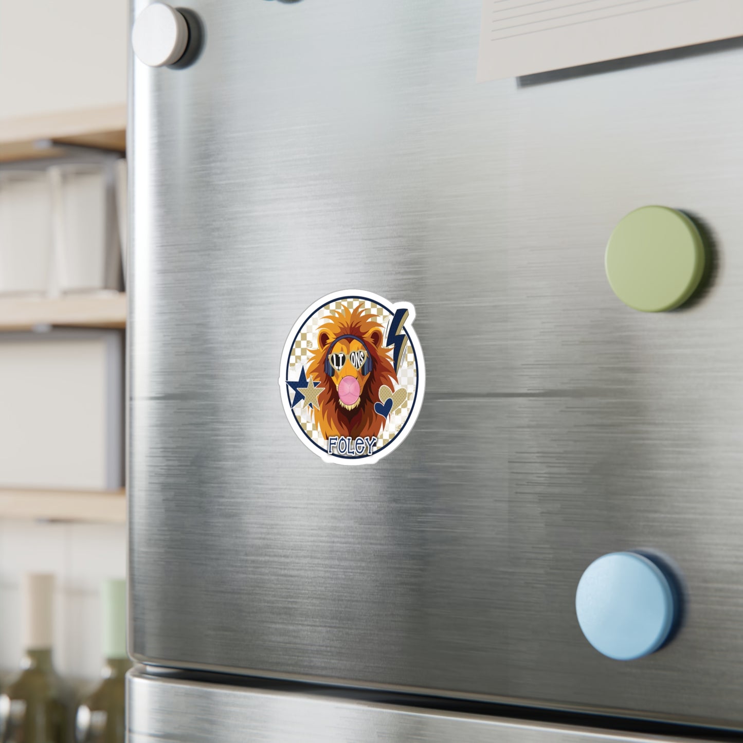 Bubble Poppin Rockin Lion Vinyl Decals