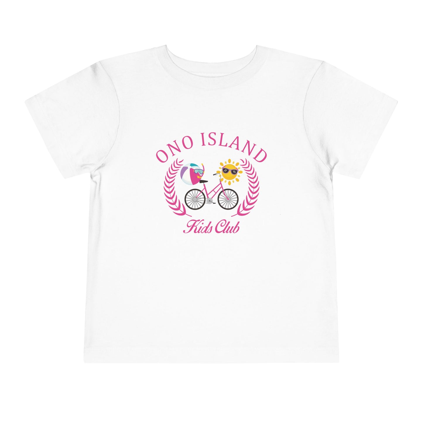 Ono Island Kids Club Toddler Pink Tee - Bella Canvas