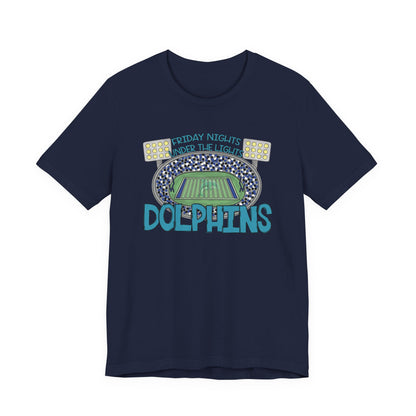 Adult Dolphins Friday Nights Under the Lights Tee