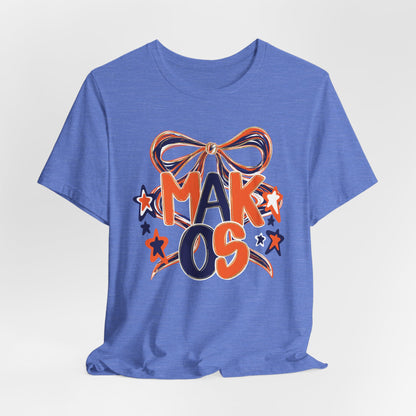 Adult Makos Twirly Ribbon Tee - Bella Canvas