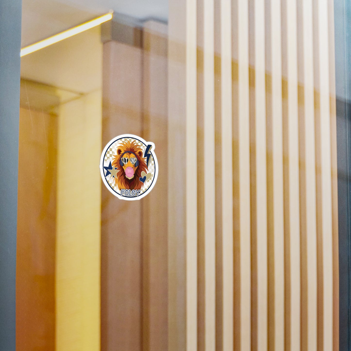 Bubble Poppin Rockin Lion Vinyl Decals