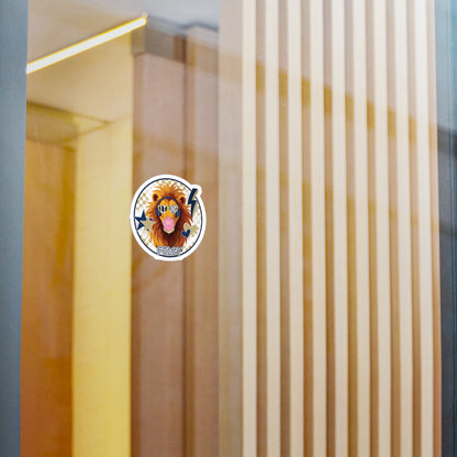 Bubble Poppin Rockin Lion Vinyl Decals