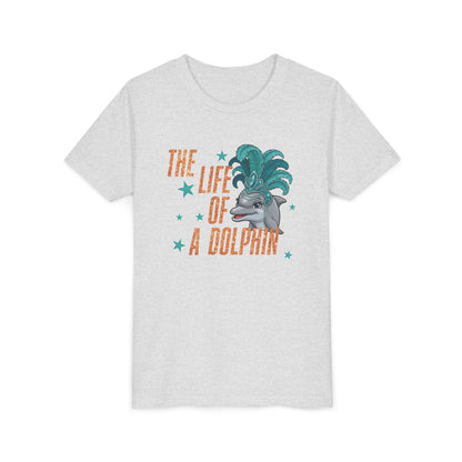 Life of a Dolphin Faux Glitter - Bella Canvas