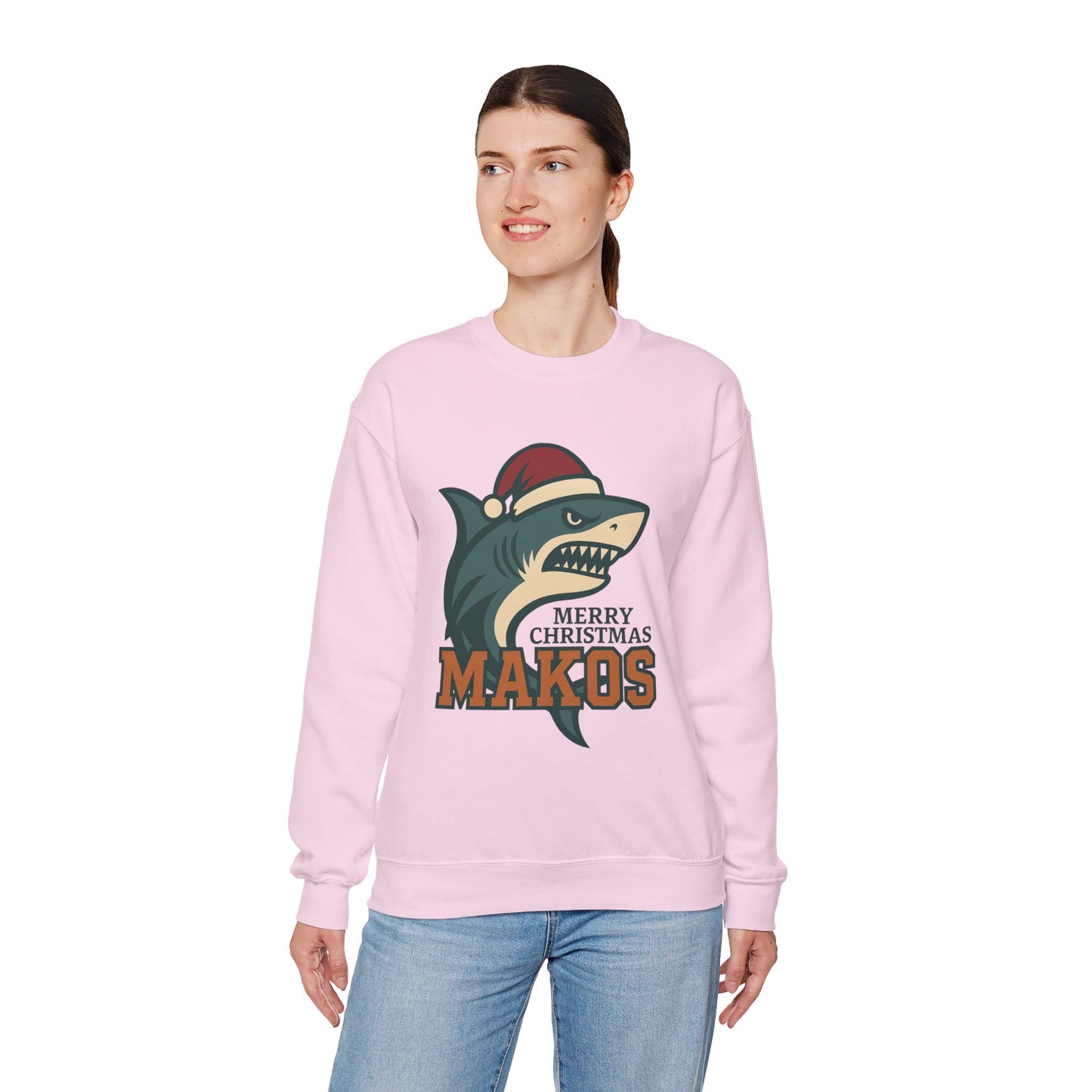 Merry Christmas Makos Sweatshirt — Gildan