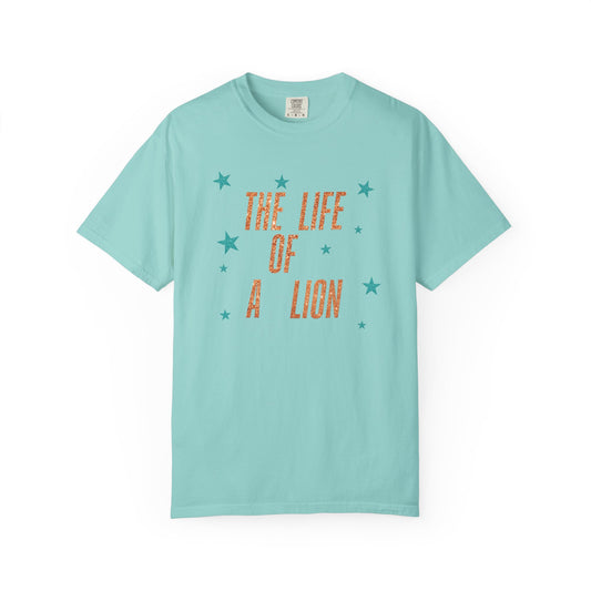 Adult Life of a Lion Faux Glitter - Comfort Colors