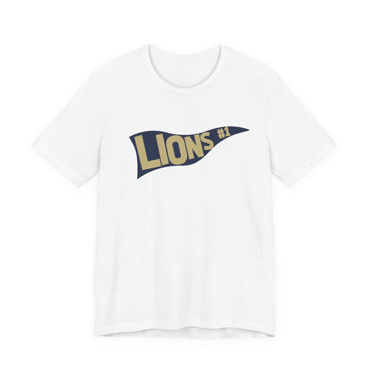 Adult #1 Lions Unisex Jersey Tee - Bella Canvas