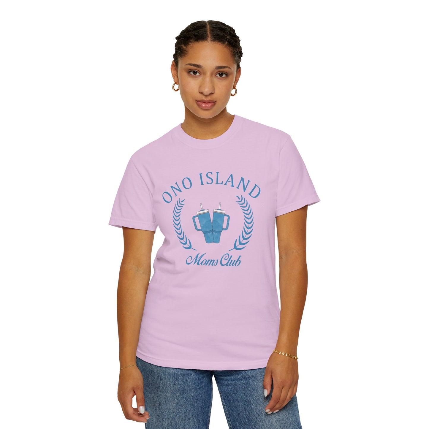 Ono Moms Club Blue Cups - Comfort Colors