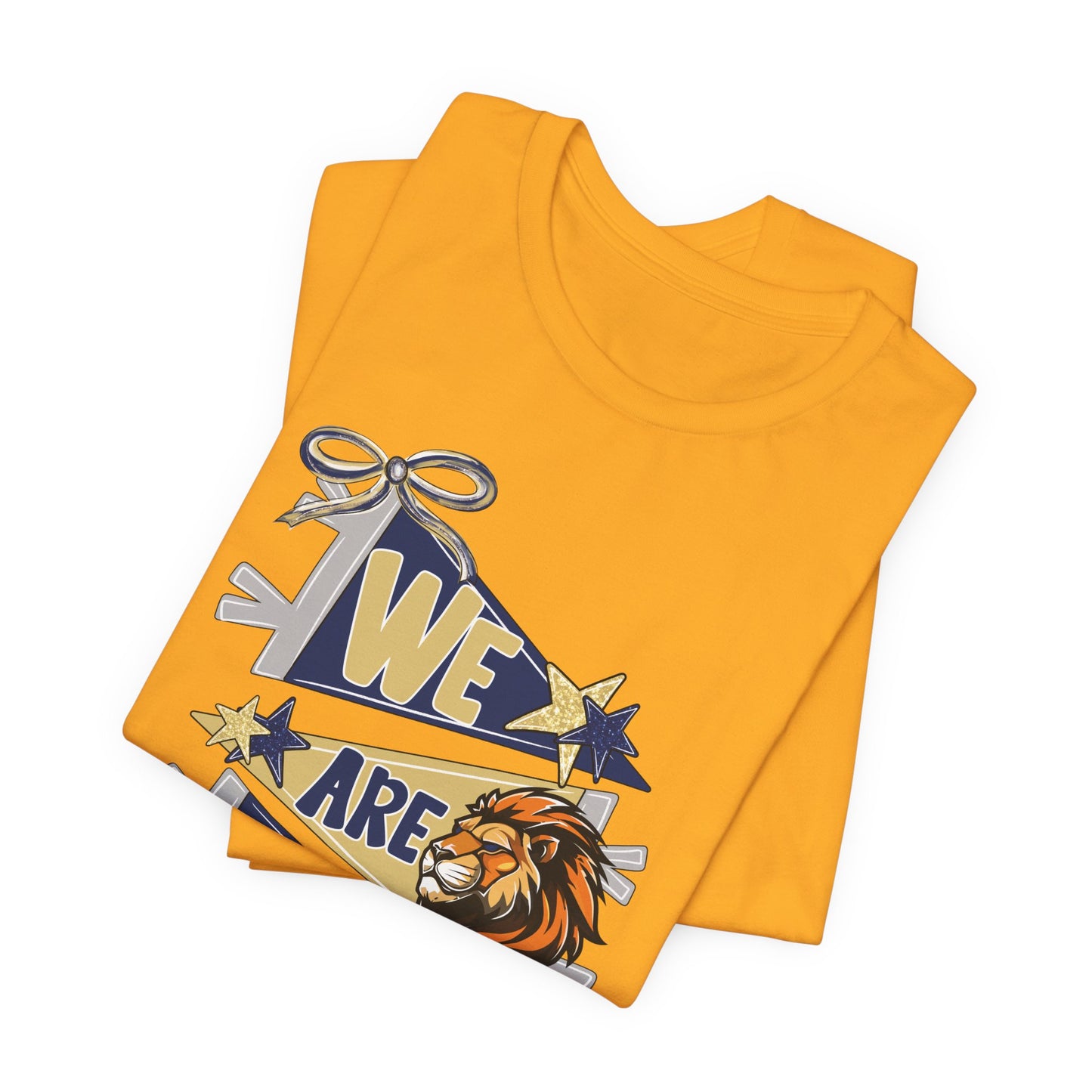 Lion Spirit Pennant Tee - Bella Canvas