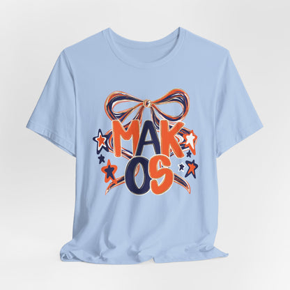 Adult Makos Twirly Ribbon Tee - Bella Canvas