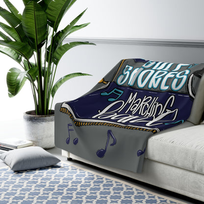 GS Marching Band Cozy Sherpa Fleece Blanket