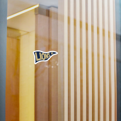 Lions Pennant Vinyl Decals