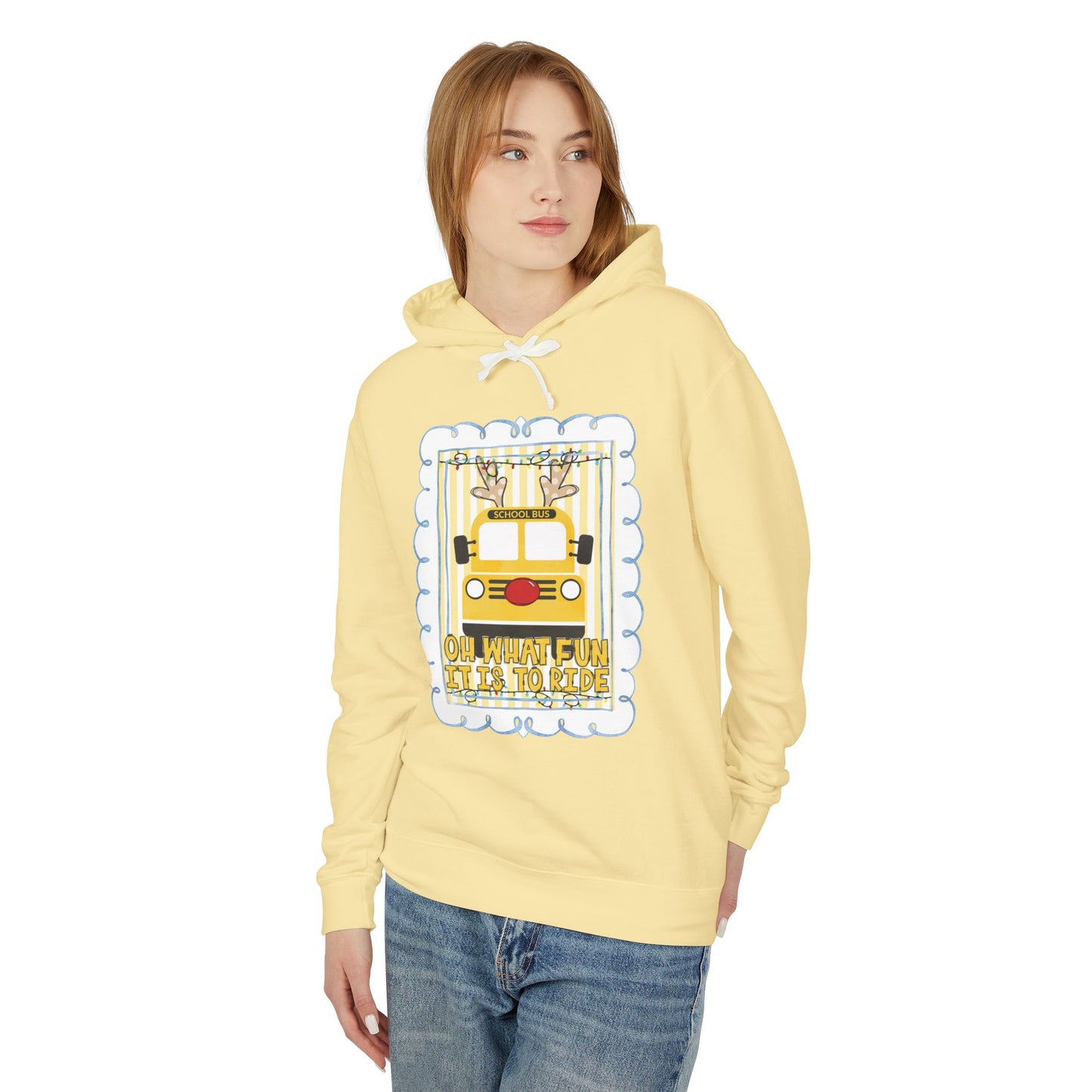 Christmas Bus Driver Hoodie -  Comfort Colors
