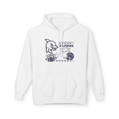 Dolphin Football Hoodie - Gildan