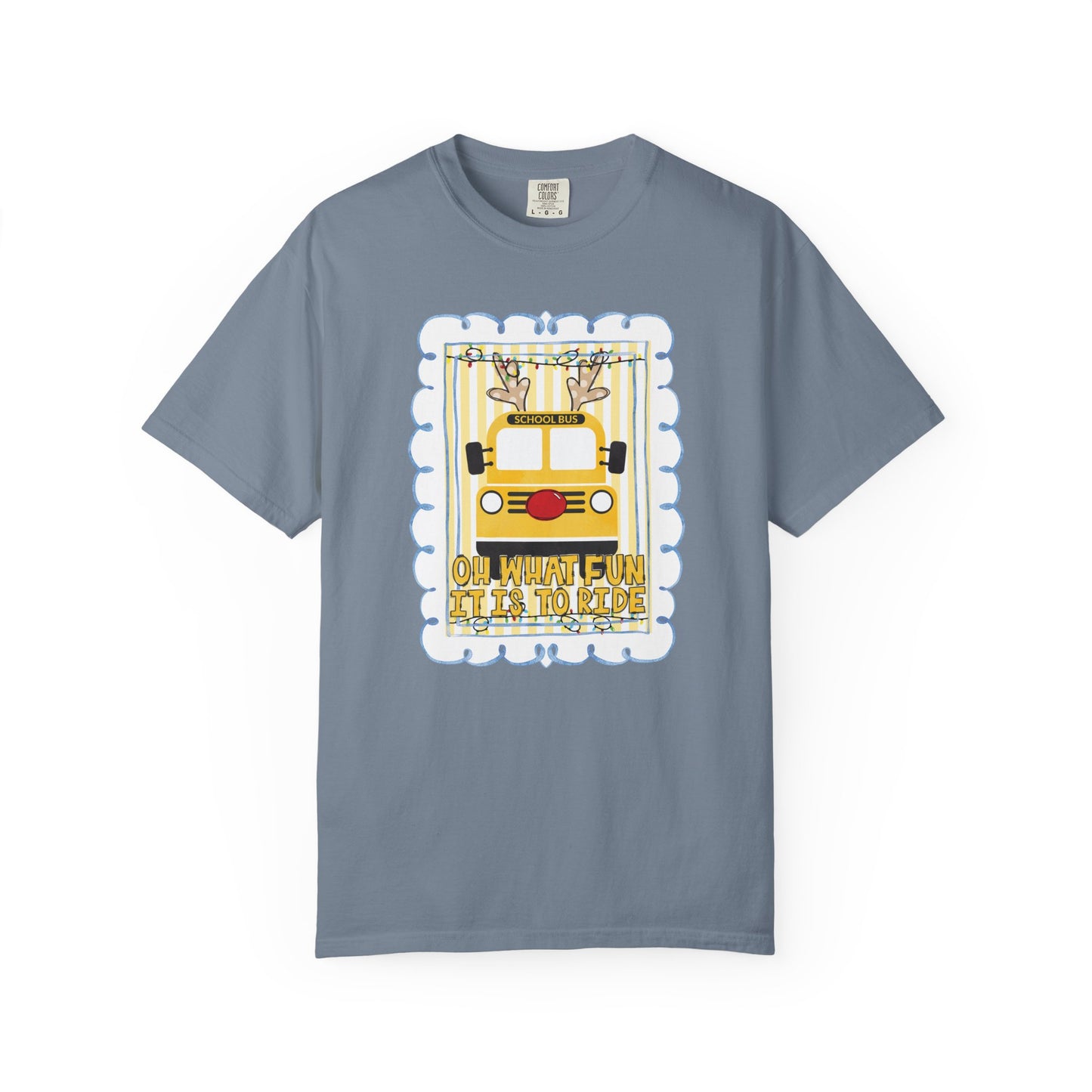 Christmas Bus Driver Tee - Comfort Colors