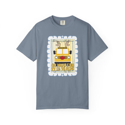 Christmas Bus Driver Tee - Comfort Colors