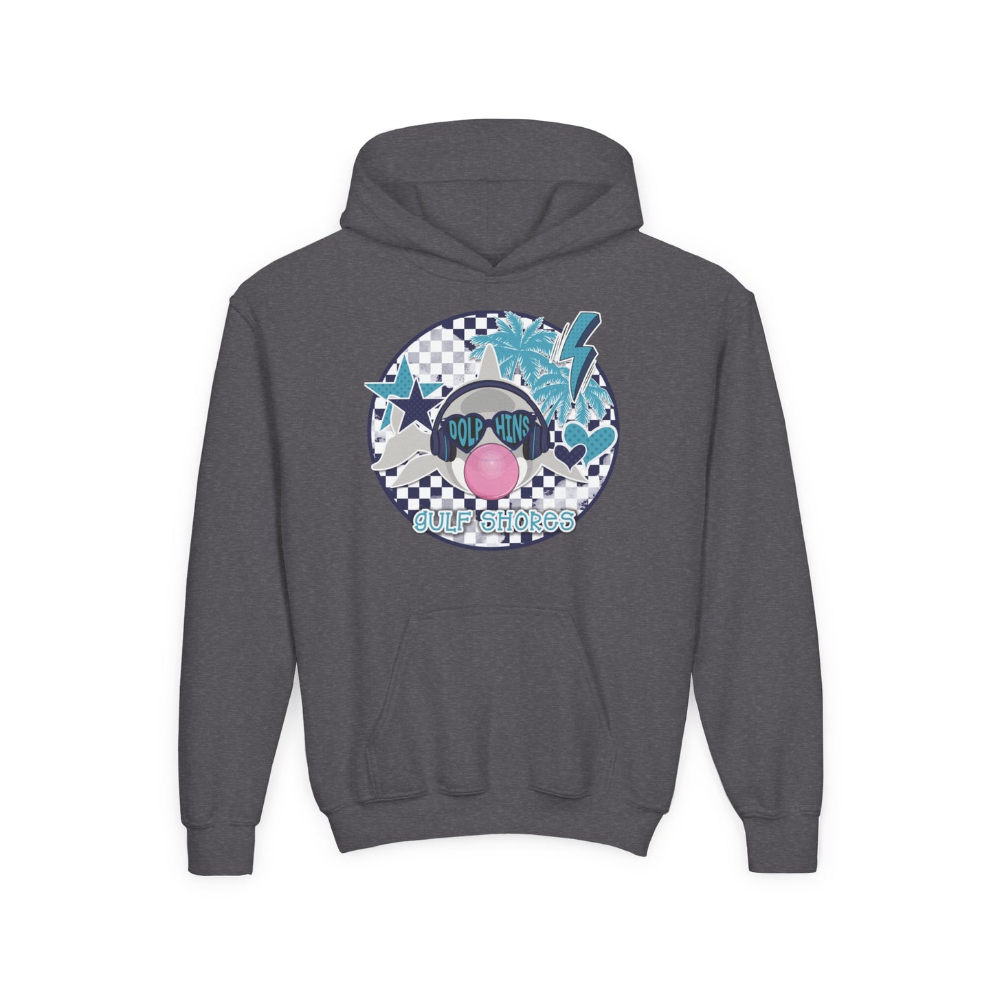 Youth We're Poppin Dolphins Hoodie