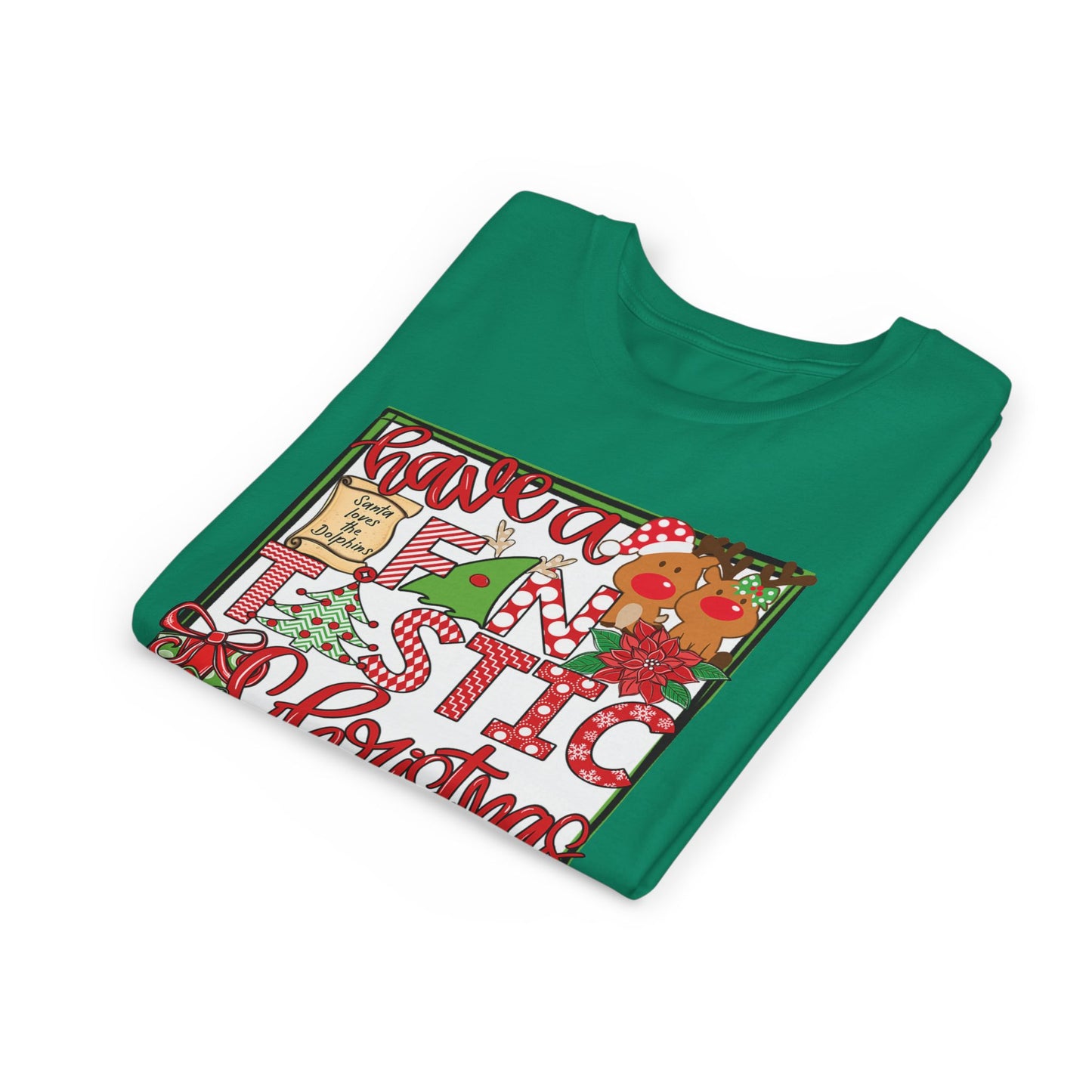 Dolphins Fintastic Tee - Bella Canvas