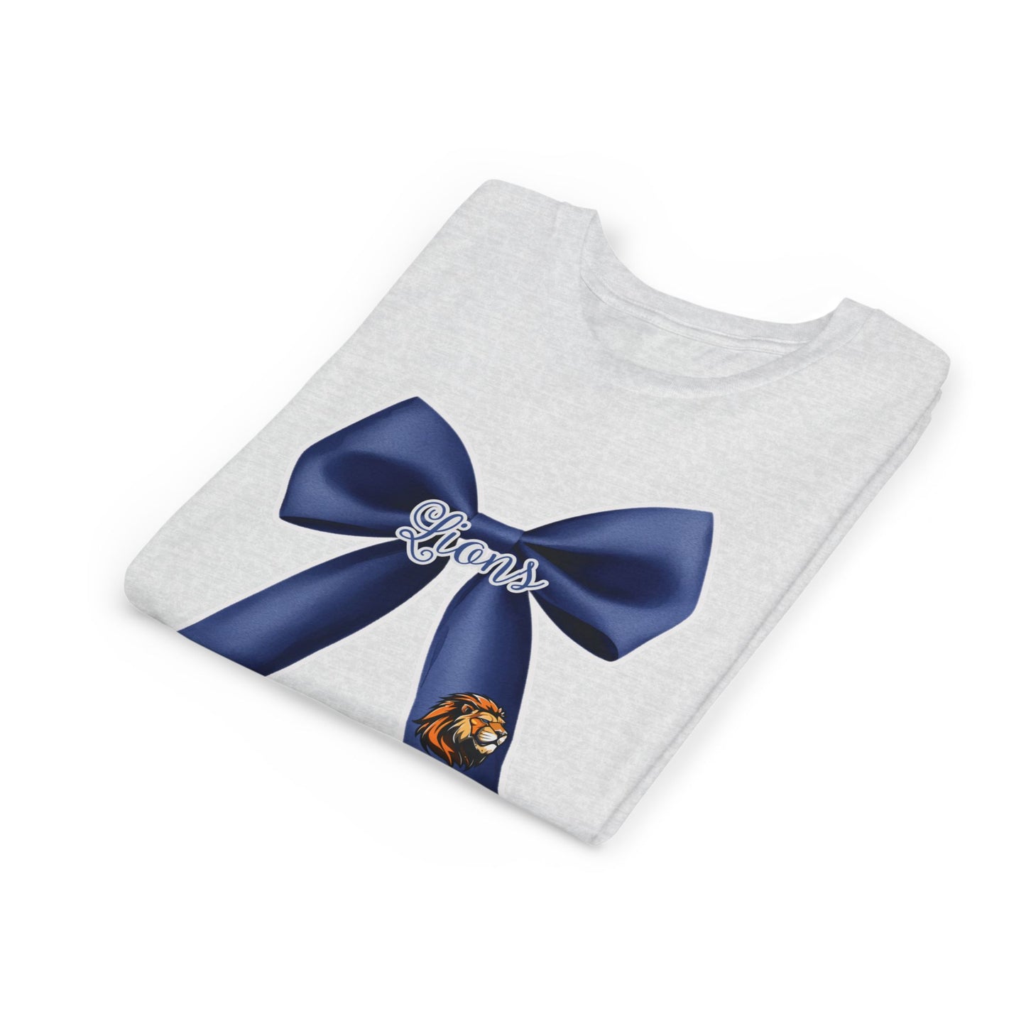 Youth Lions Navy Coquette Bow