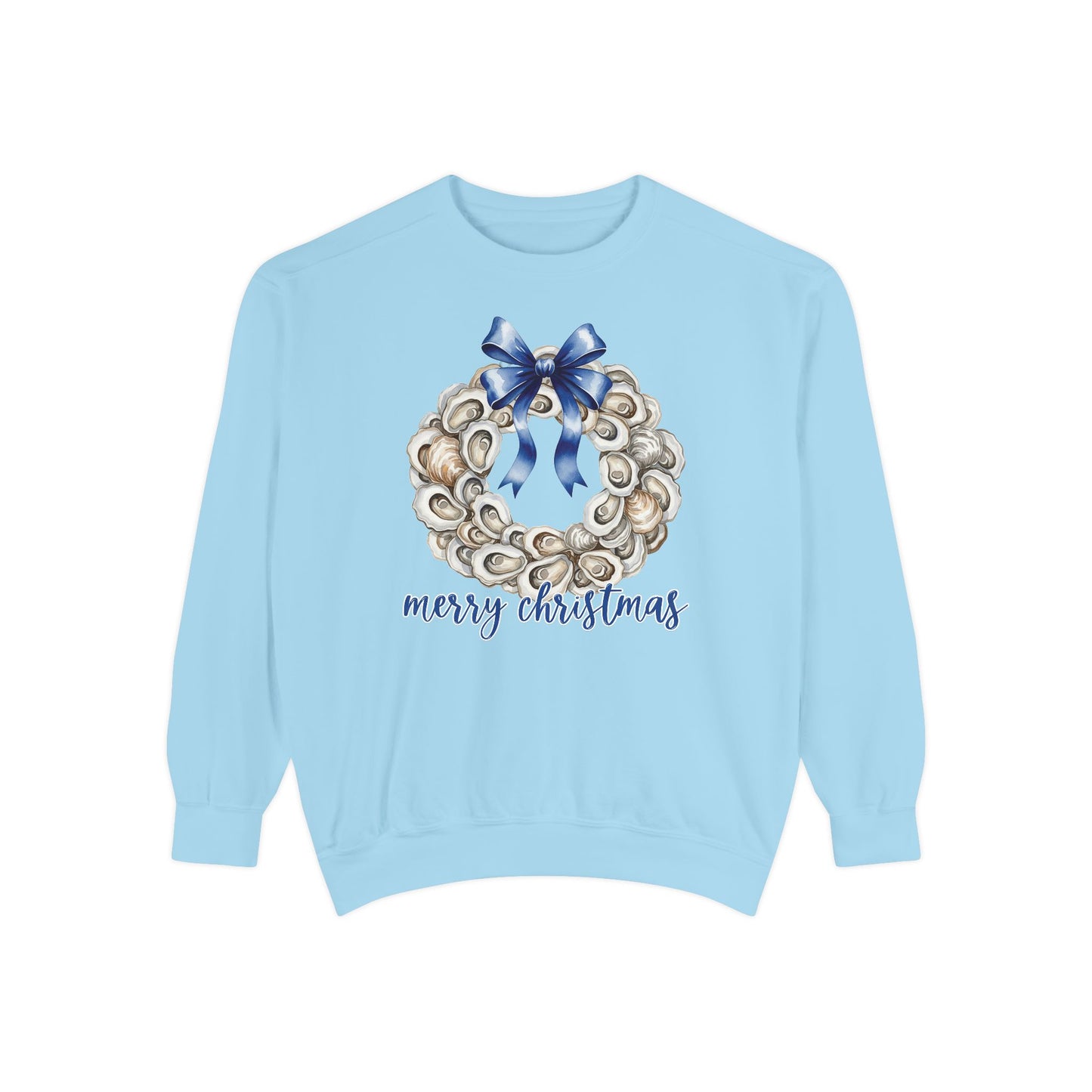 Coastal Oyster Wreath - Comfort Colors