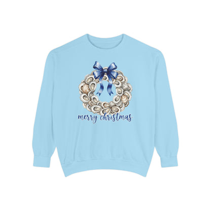 Coastal Oyster Wreath - Comfort Colors