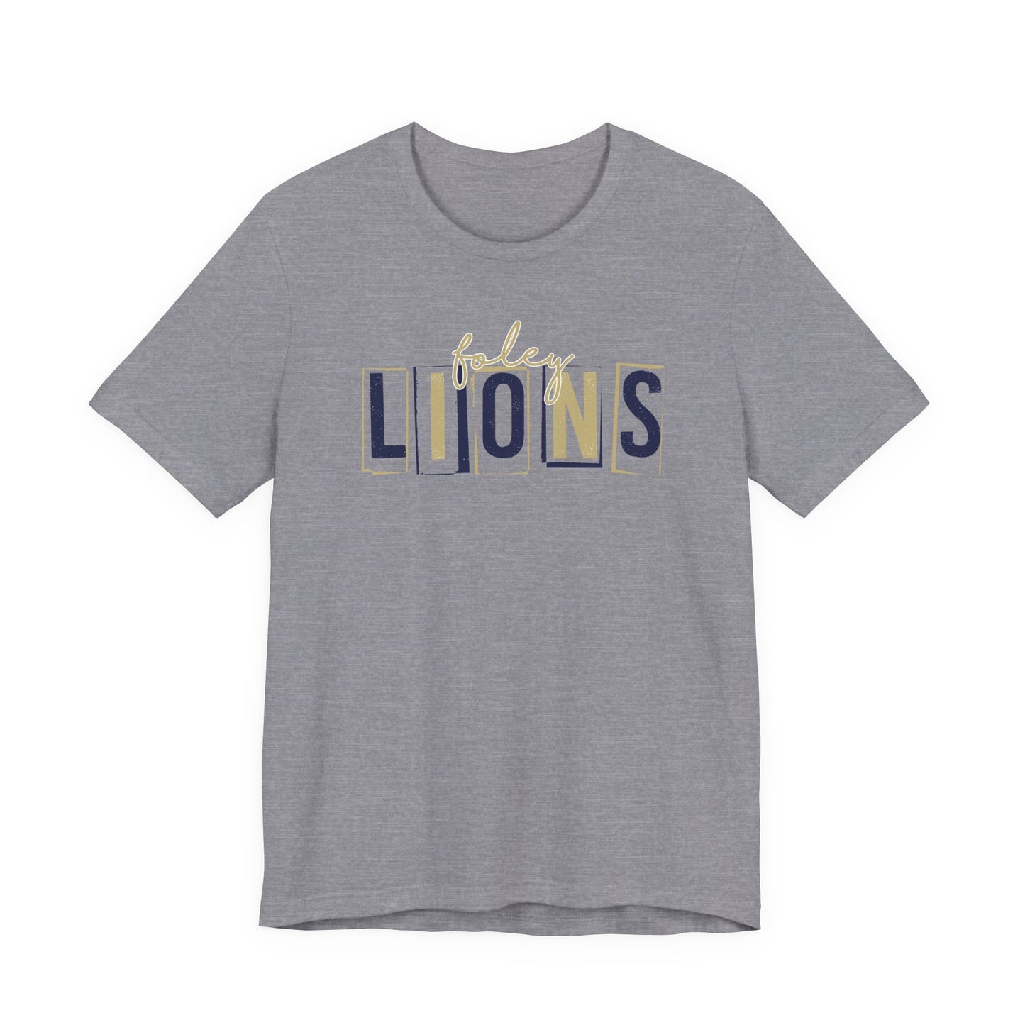 Foley Lions Boxy Tee - Bella Canvas