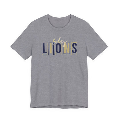 Foley Lions Boxy Tee - Bella Canvas