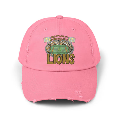 Lions Friday Night Lights Unisex Distressed Cap