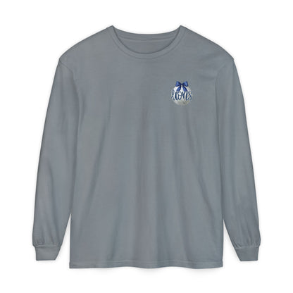 Foley Lions Volleyball Mom Long Sleeve T-Shirt- Comfort Colors