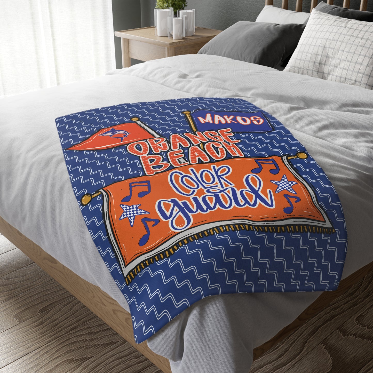Makos Color Guard Plush Blanket