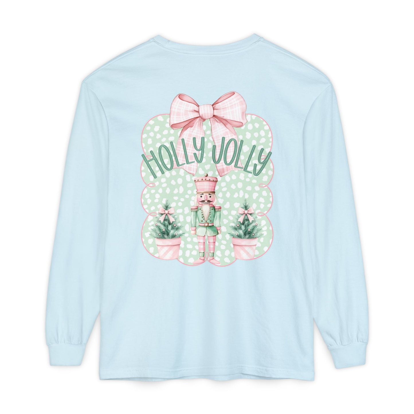 Holly Jolly Long Sleeve Tee - Comfort Colors