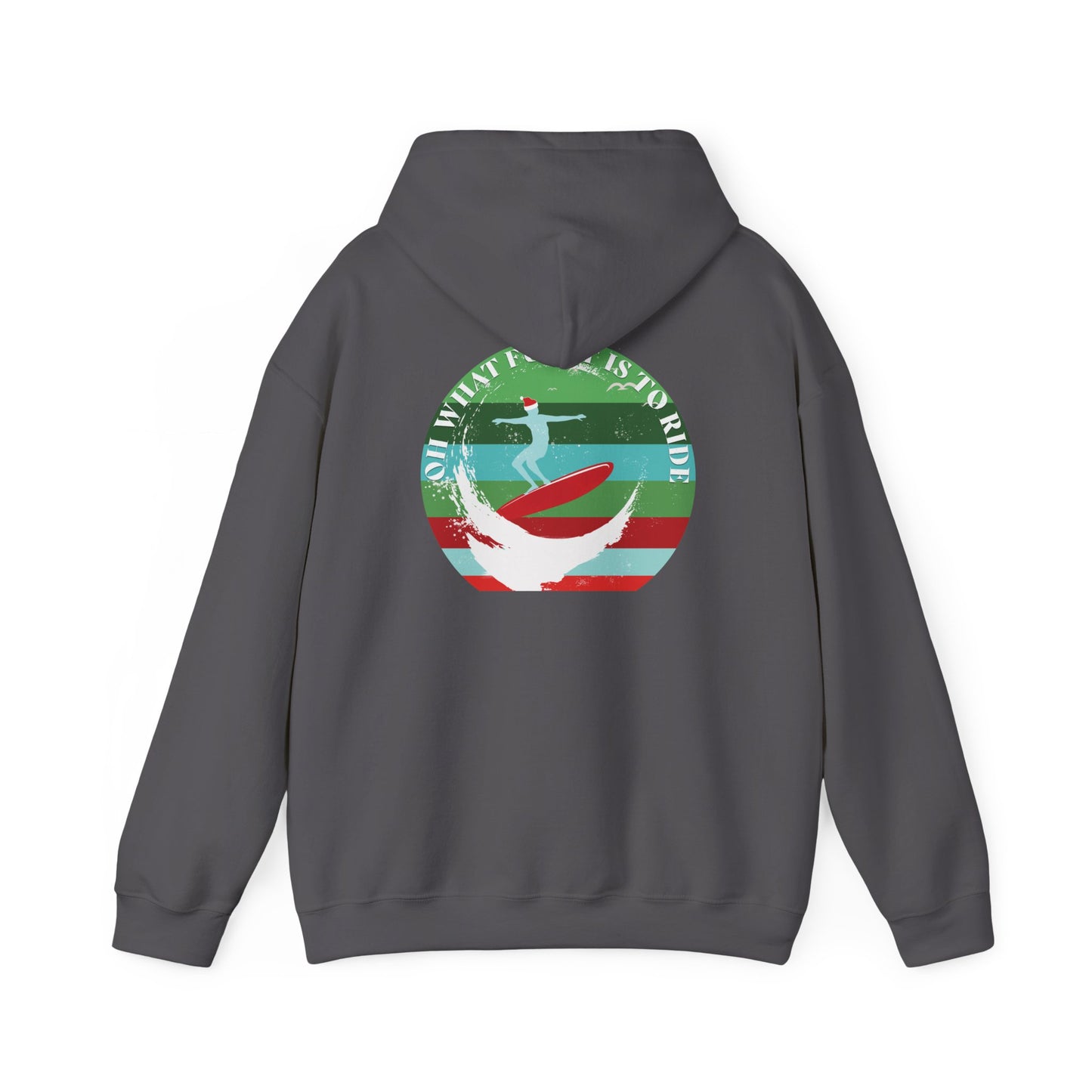 Adult Christmas Surf Hoodie - Gildan