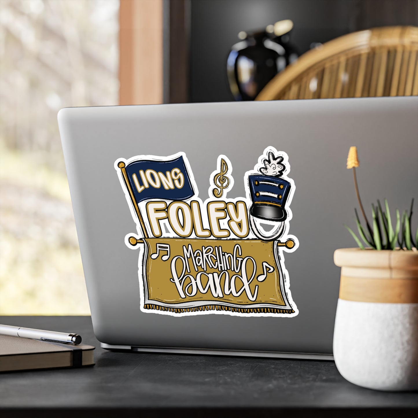Foley Lions Marching Band Vinyl Decals
