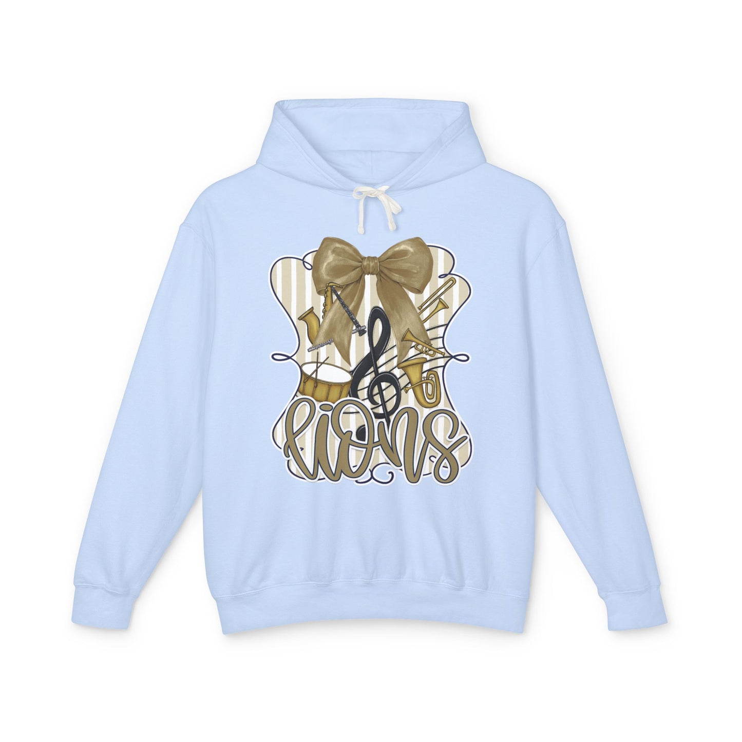 Adult Lions Coquette Band Hoodie - Comfort Colors
