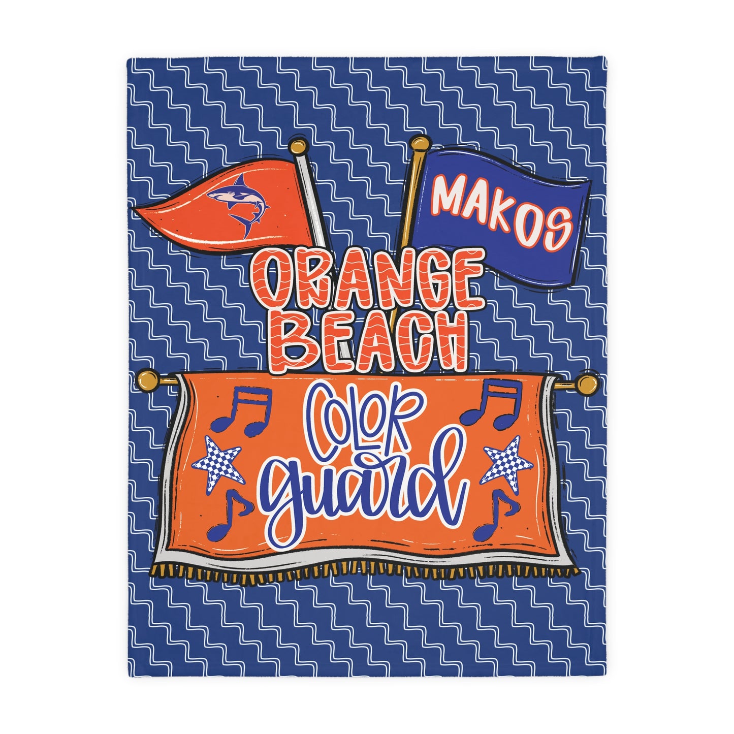 Makos Color Guard Plush Blanket