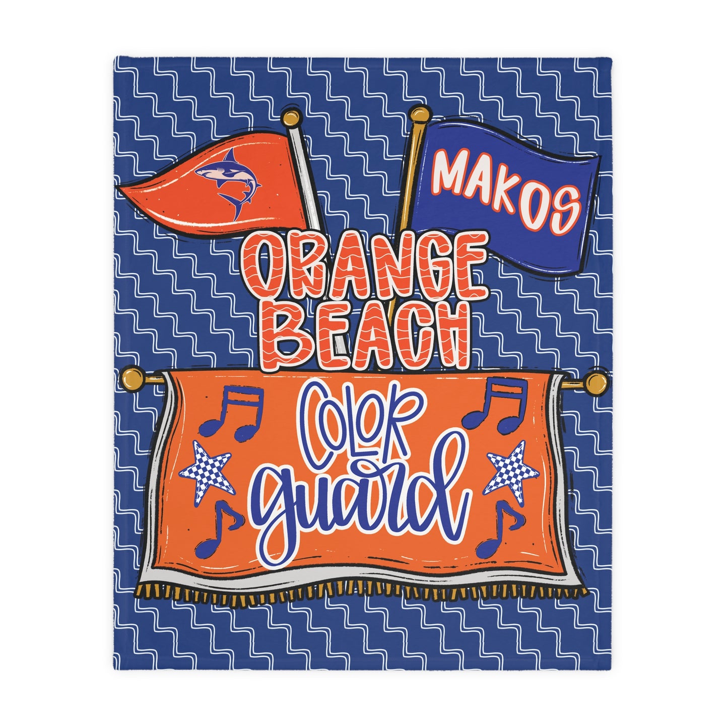 Makos Color Guard Plush Blanket