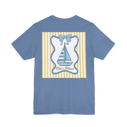 Adult Coquette Sailboat Tee - Bella Canvas