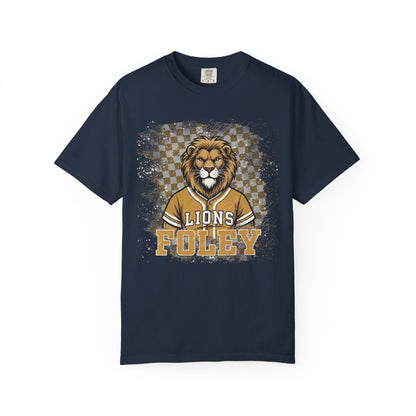 Foley Lions Grunge T-shirt - Comfort Colors