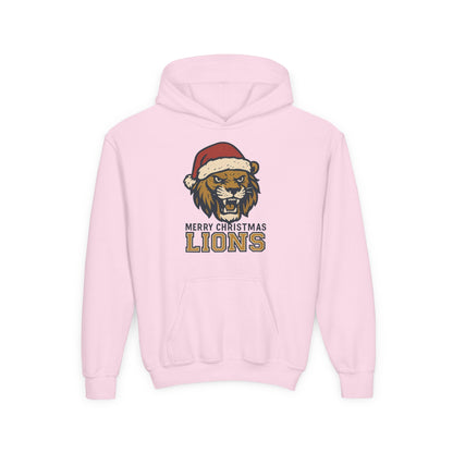 Merry Christmas Lions Hoodie - Gildan
