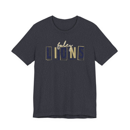Foley Lions Boxy Tee - Bella Canvas