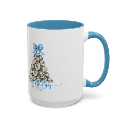 Ono Island Christmas Oyster Tree Mug