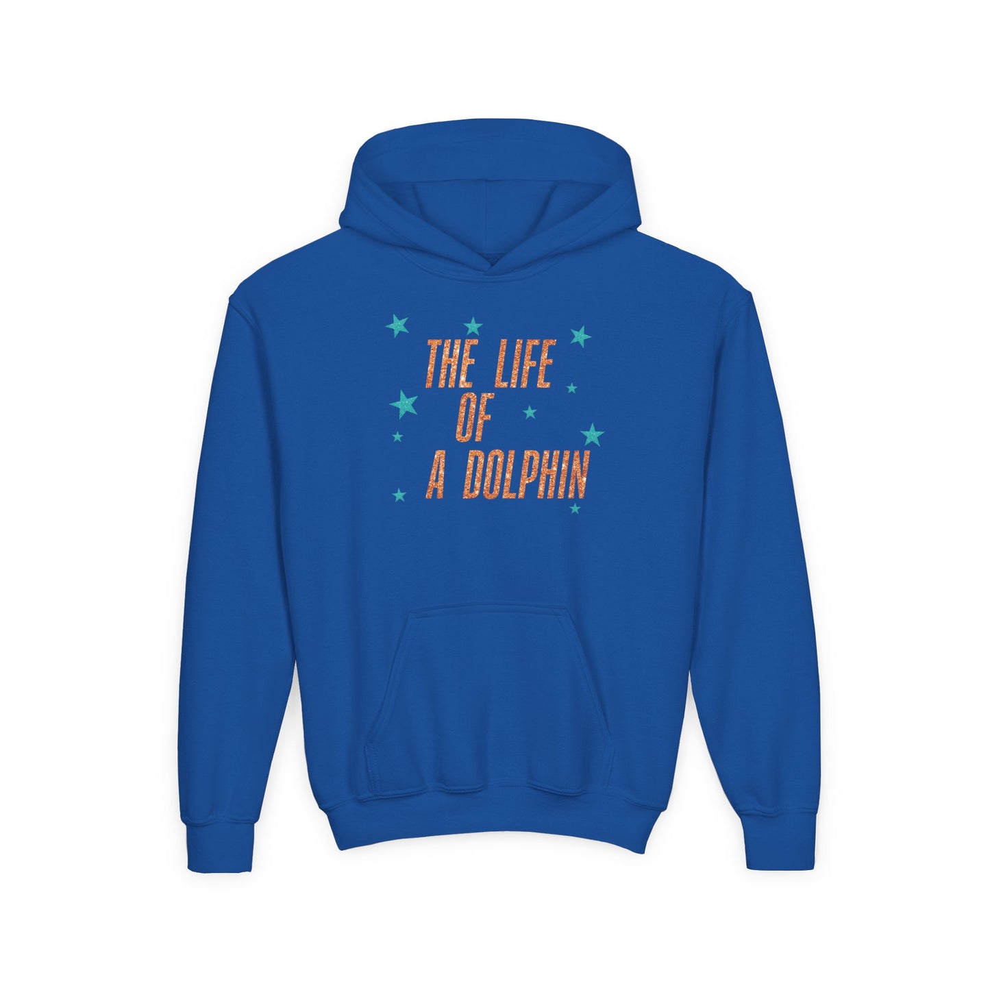 Life of a Dolphin FAUX glitter - Bella Canvas