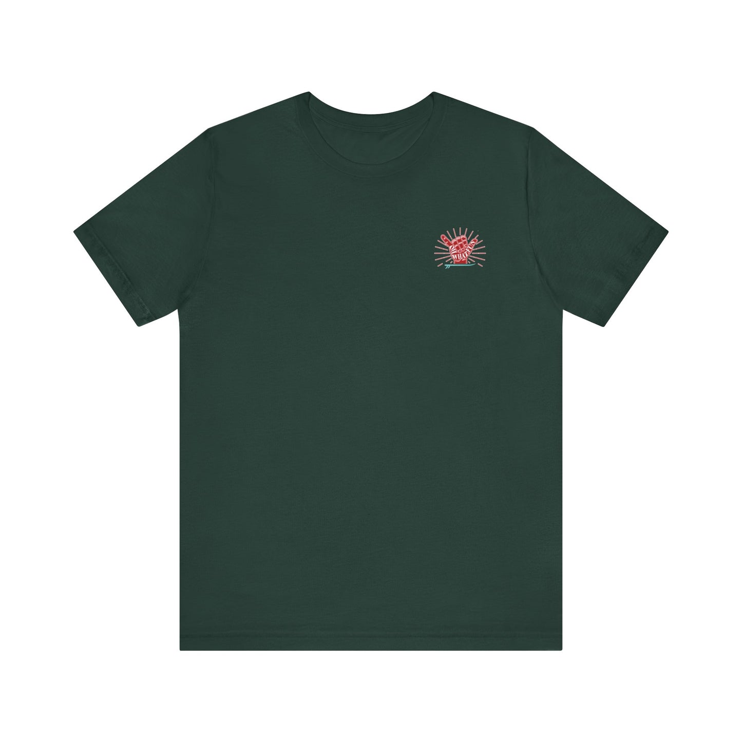 Adult Christmas Surfing Tee - Bella Canvas