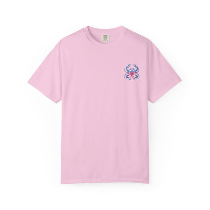 Adult Ono Island Preppy Crab Tee - Comfort Colors