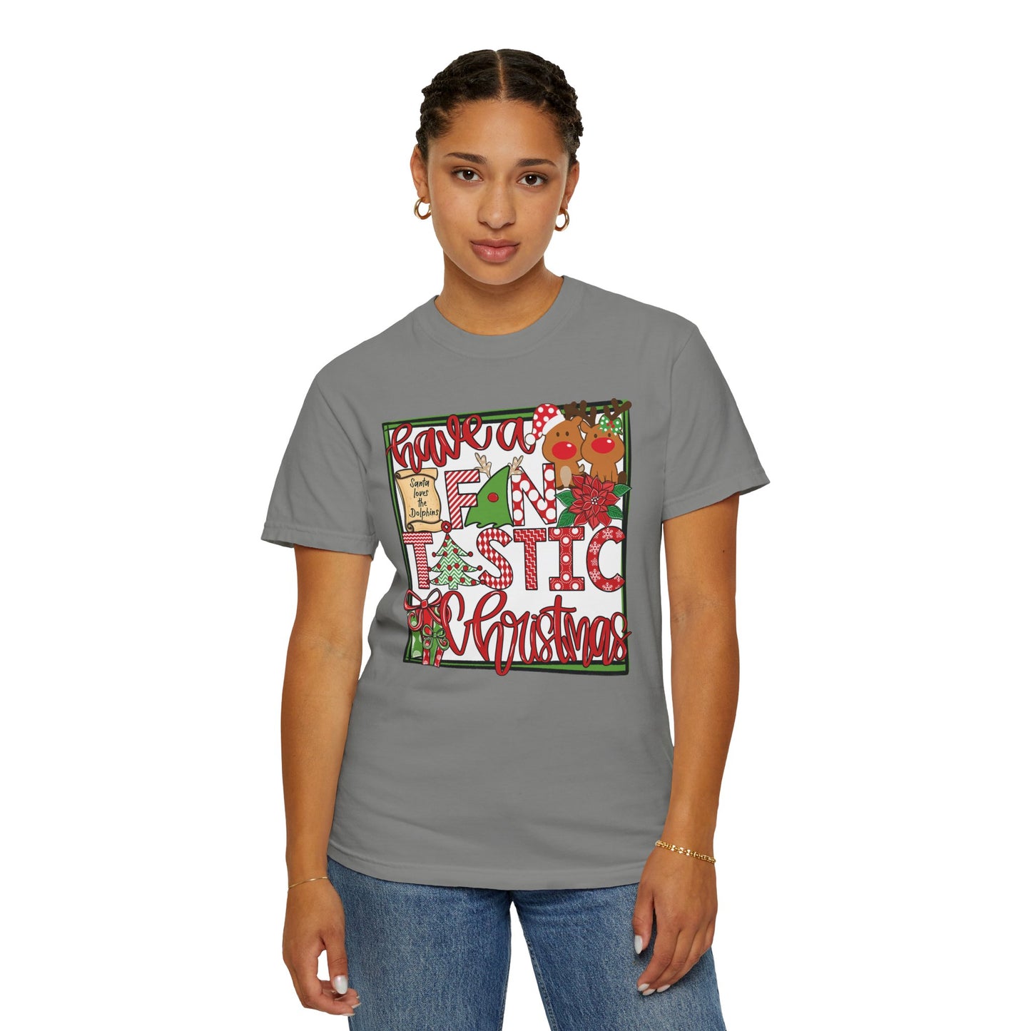 Dolphins Christmas - Comfort Colors