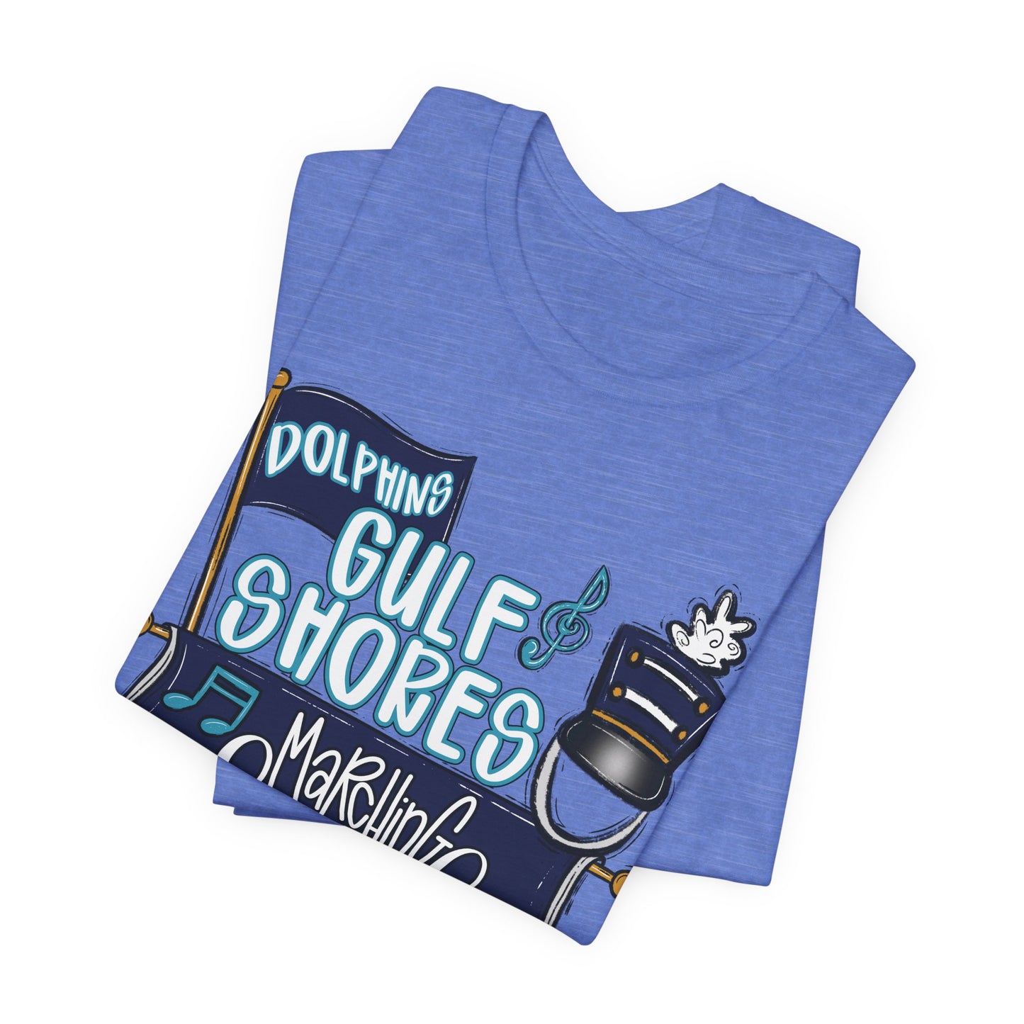 Adult Gulf Shores Band Tee - Bella Canvas
