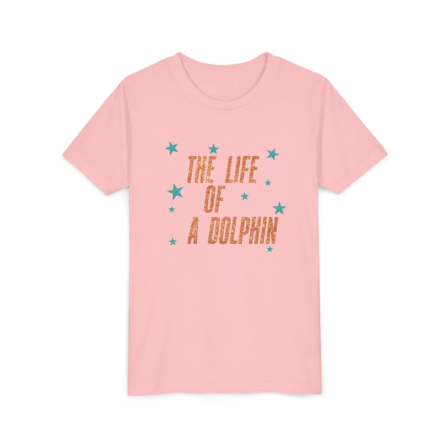 Life of a Dolphin Faux Glitter - Bella Canvas
