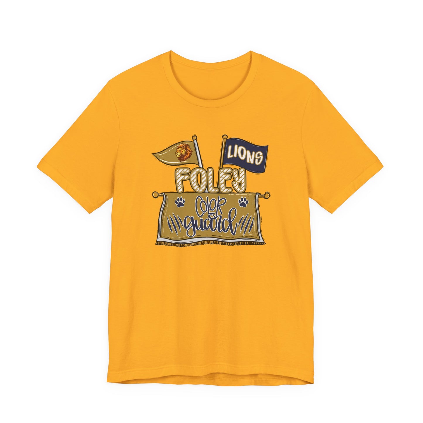 Foley Lions Color Guard Jersey Tee - Bella Canvas